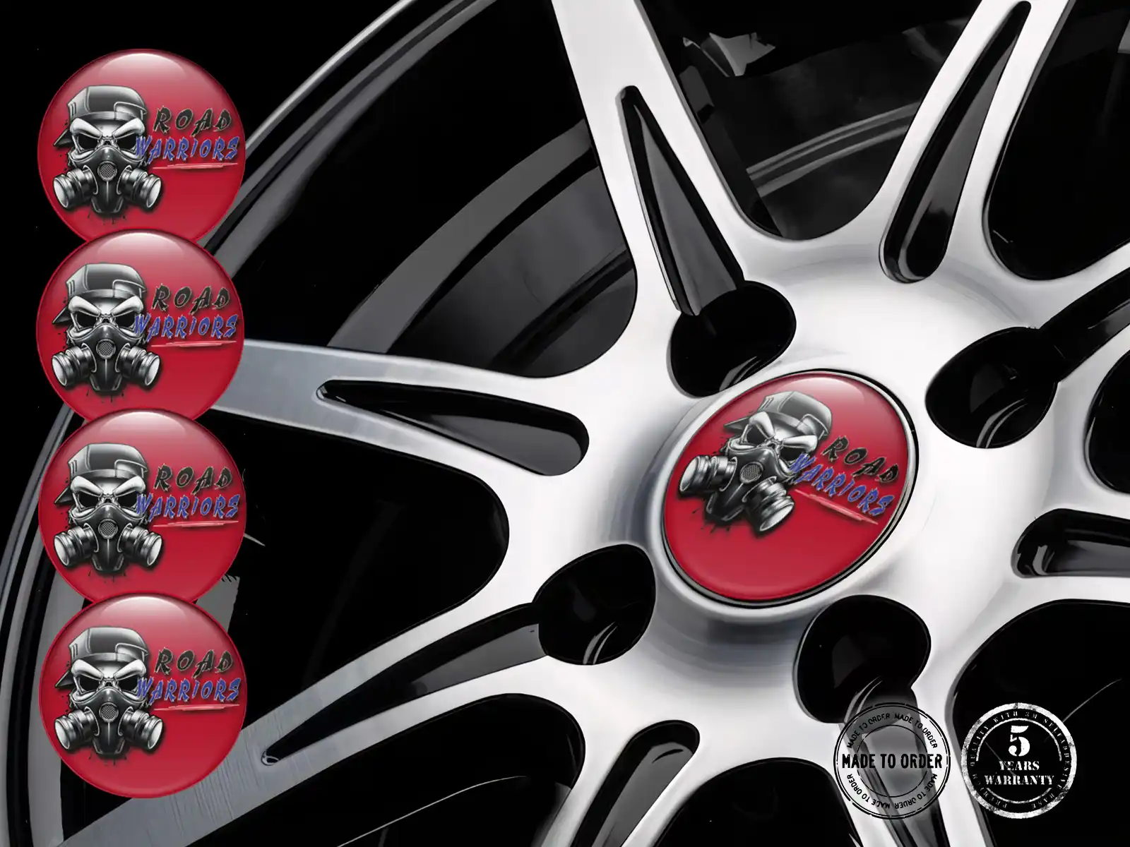 Custom Dome Stickers Rim Decals for Car Style
